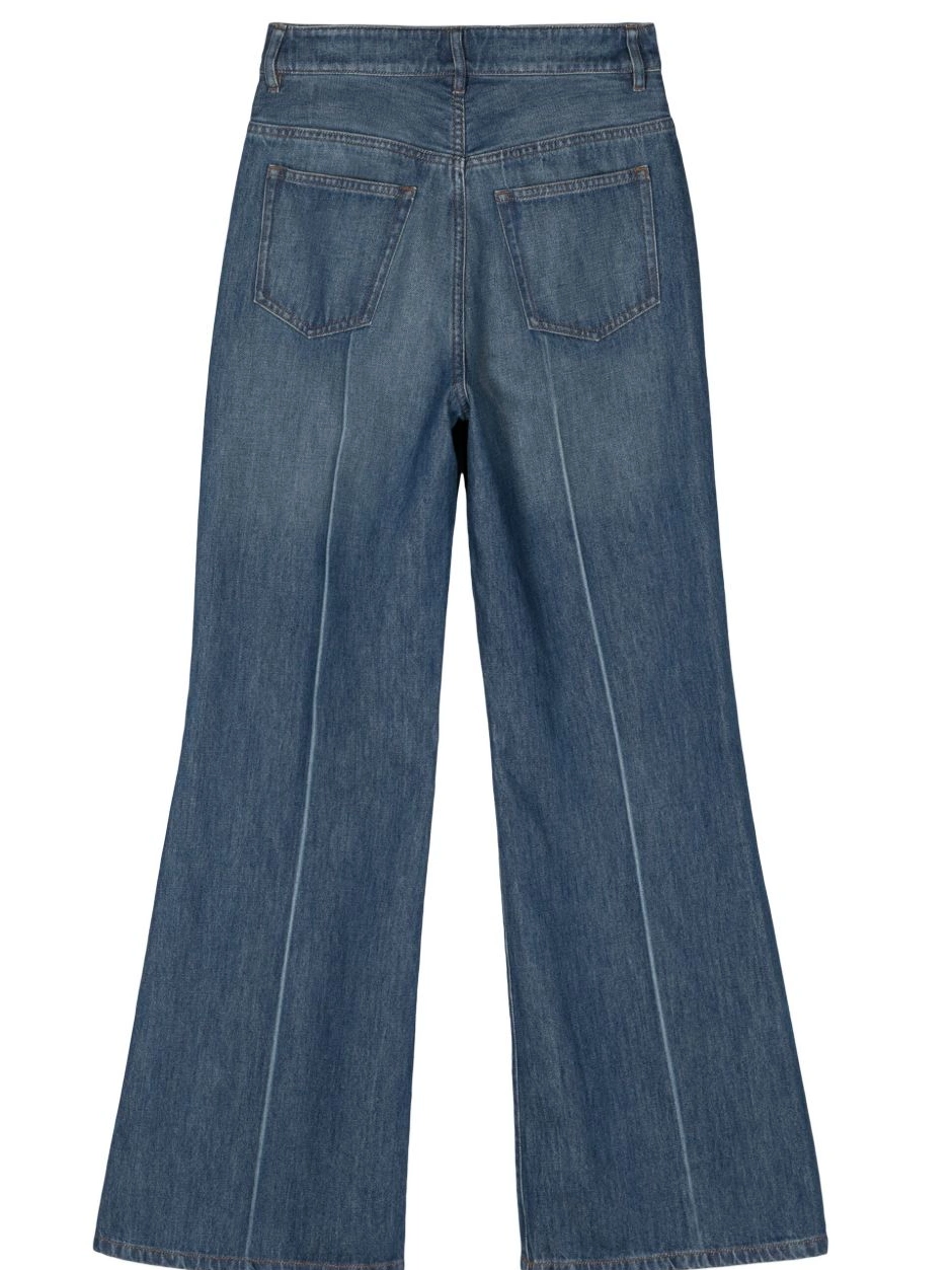 Cheap Clienteau Women jeans A.P.C. wide-leg high-rise 0425